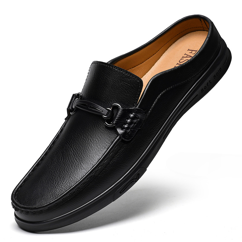 Flip Flop Leather Men - Büyük Beden 49 50 51 Erkek