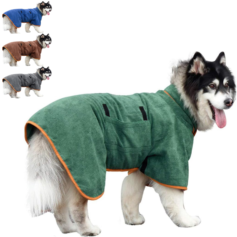 Beach Towel Large - Köpek Bornozu Havlusu Evcil Hayvan Kurutma