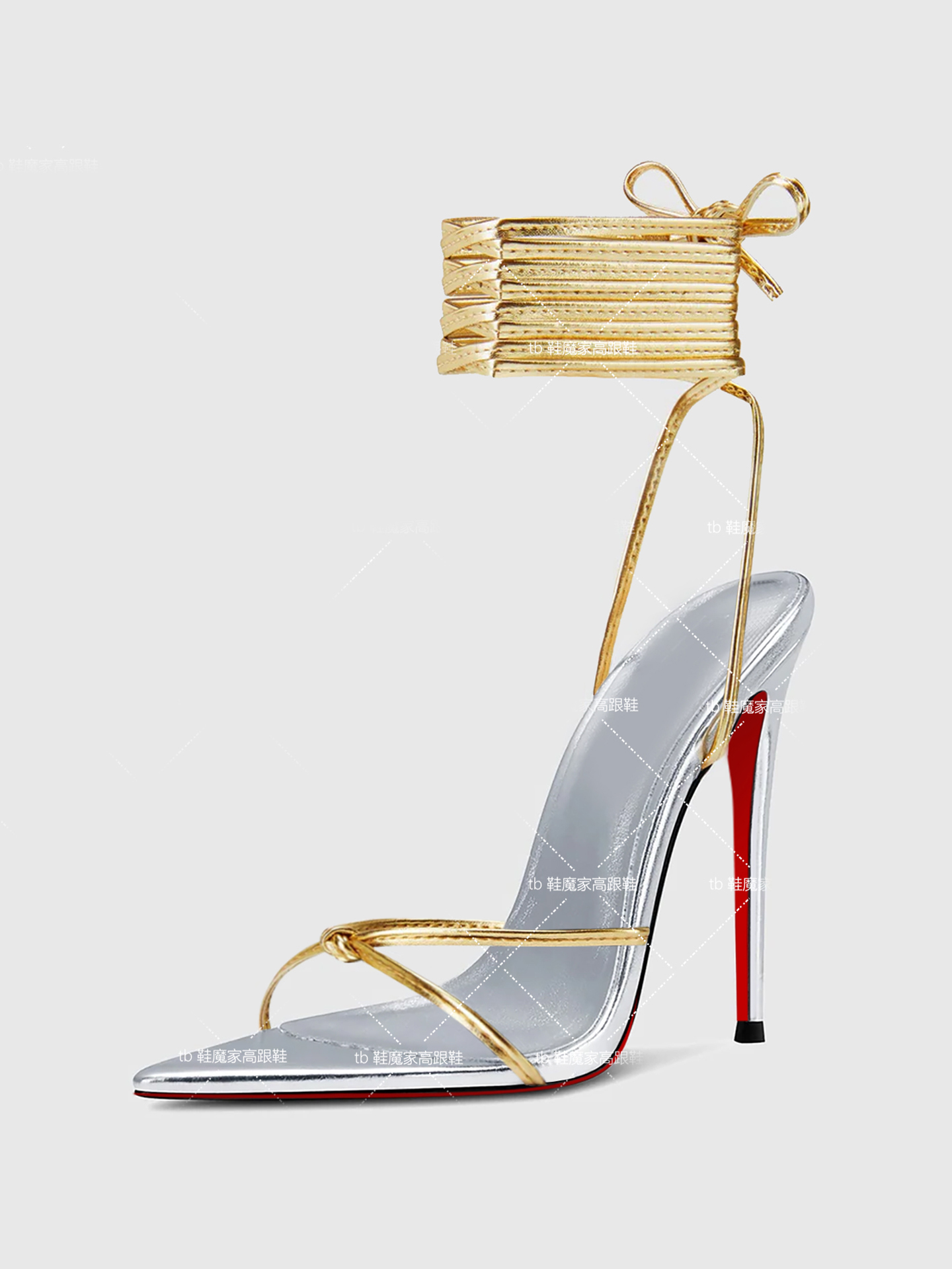 Casual Sandal Leather - Avrupa'daki Kadınlar için Yeni 12cm Sivri
