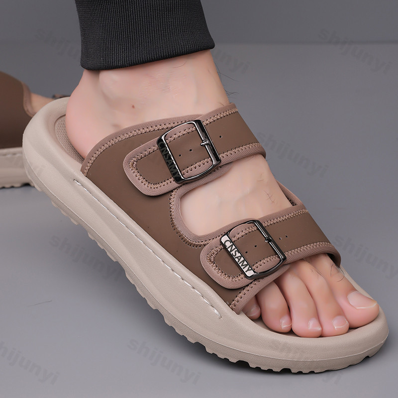 Flip Flop Leather Men - Erkek Terlik 2025, Yaz Nefes Açık