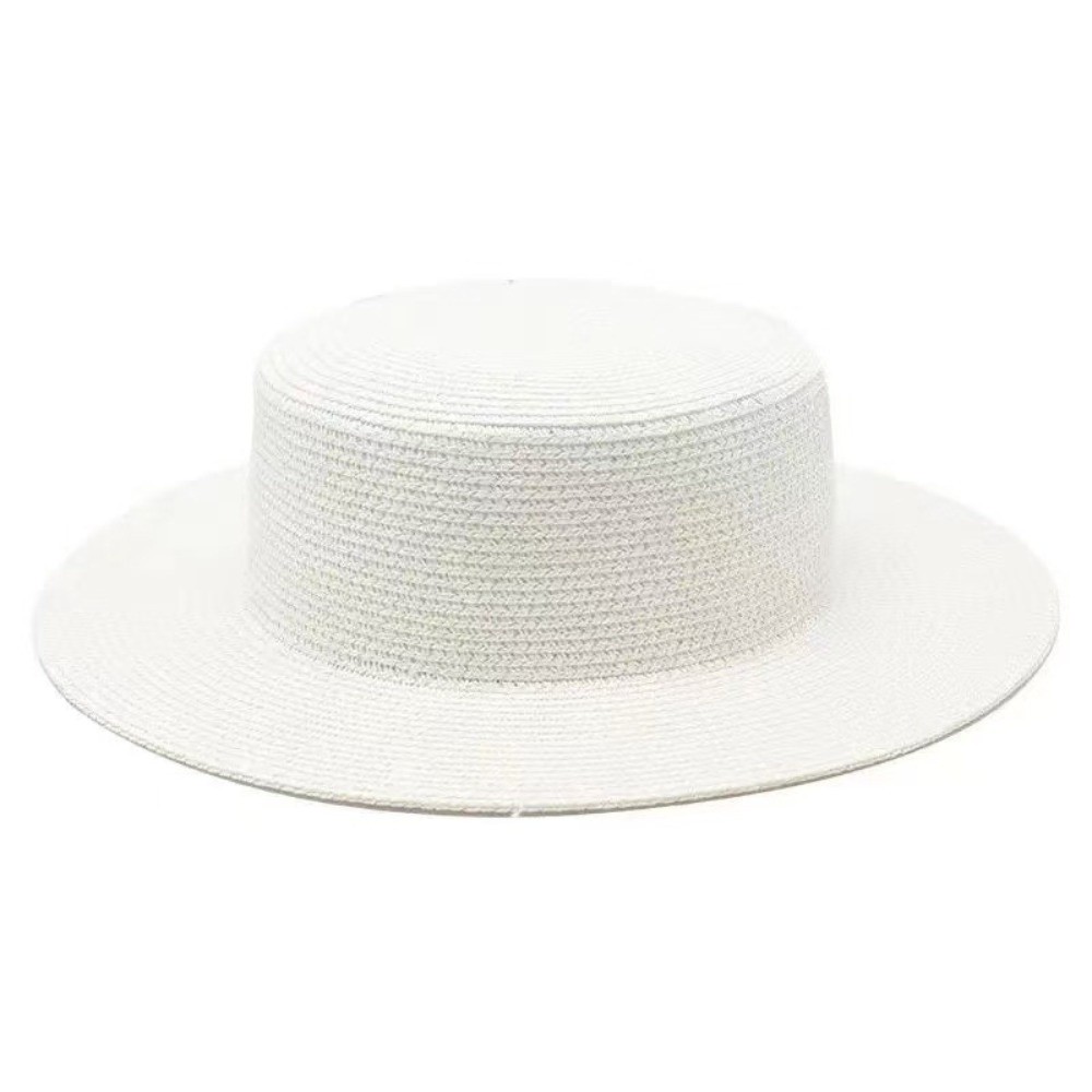 Bucket Hat Straw - Moda geniş kenarlı hasır şapka bayanlar