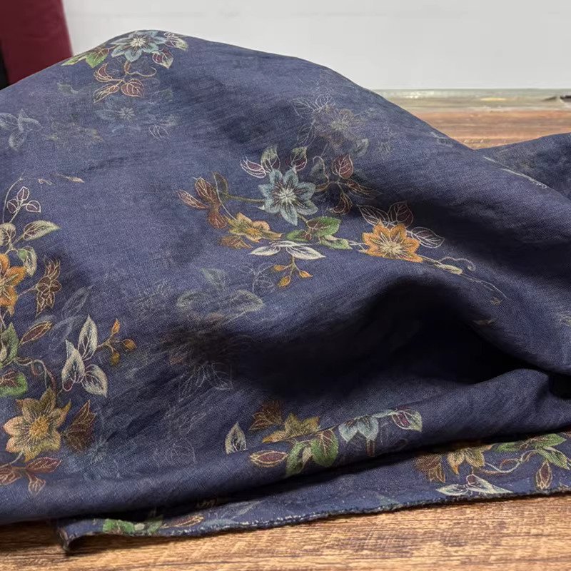 Linen Shirt Breathable - 1 yard Yüksek kaliteli saf keten