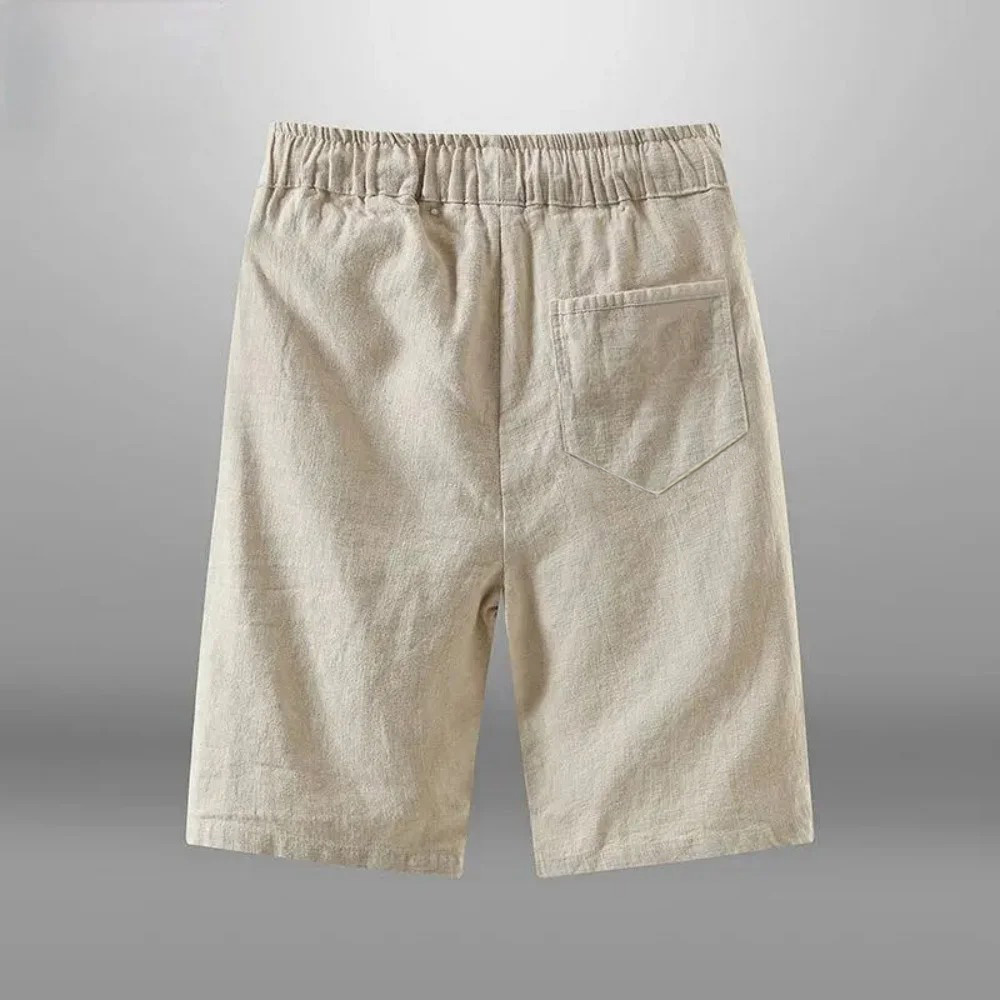 Erkekler için erkekler şort pa - Short Linen Drawstring incelemesi ve fiyatı