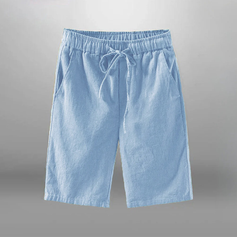 Erkekler için erkekler şort pa - Short Linen Drawstring incelemesi ve fiyatı