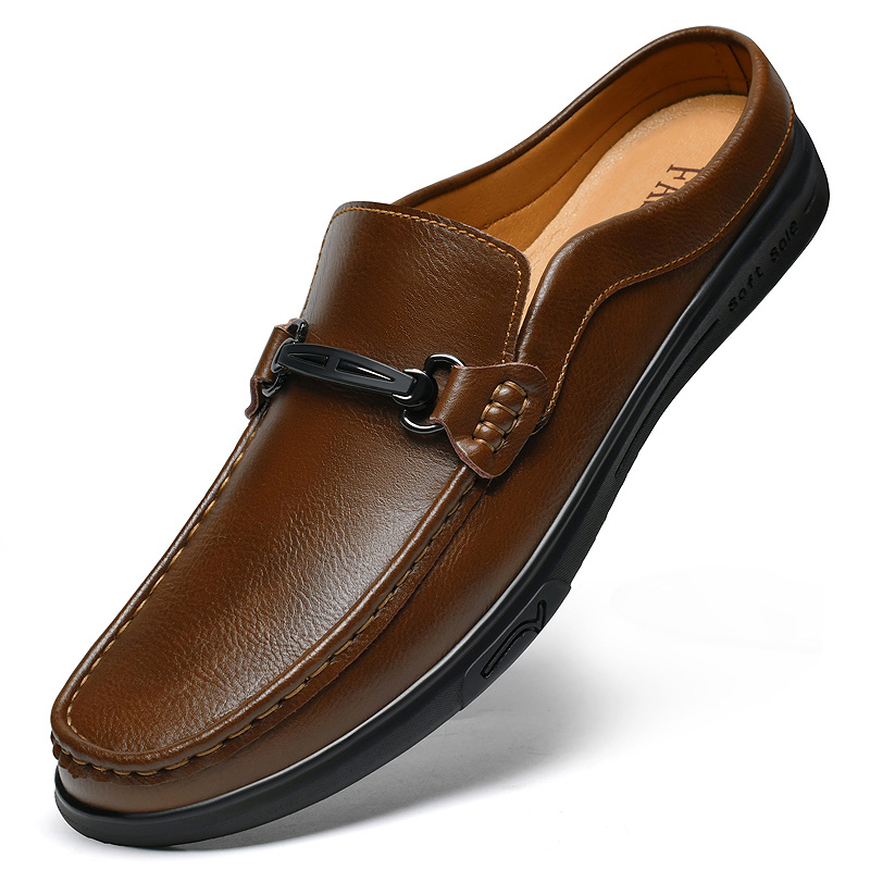 Büyük Beden 49 50 51 Erkek Der - Flip Flop Leather Men incelemesi ve fiyatı