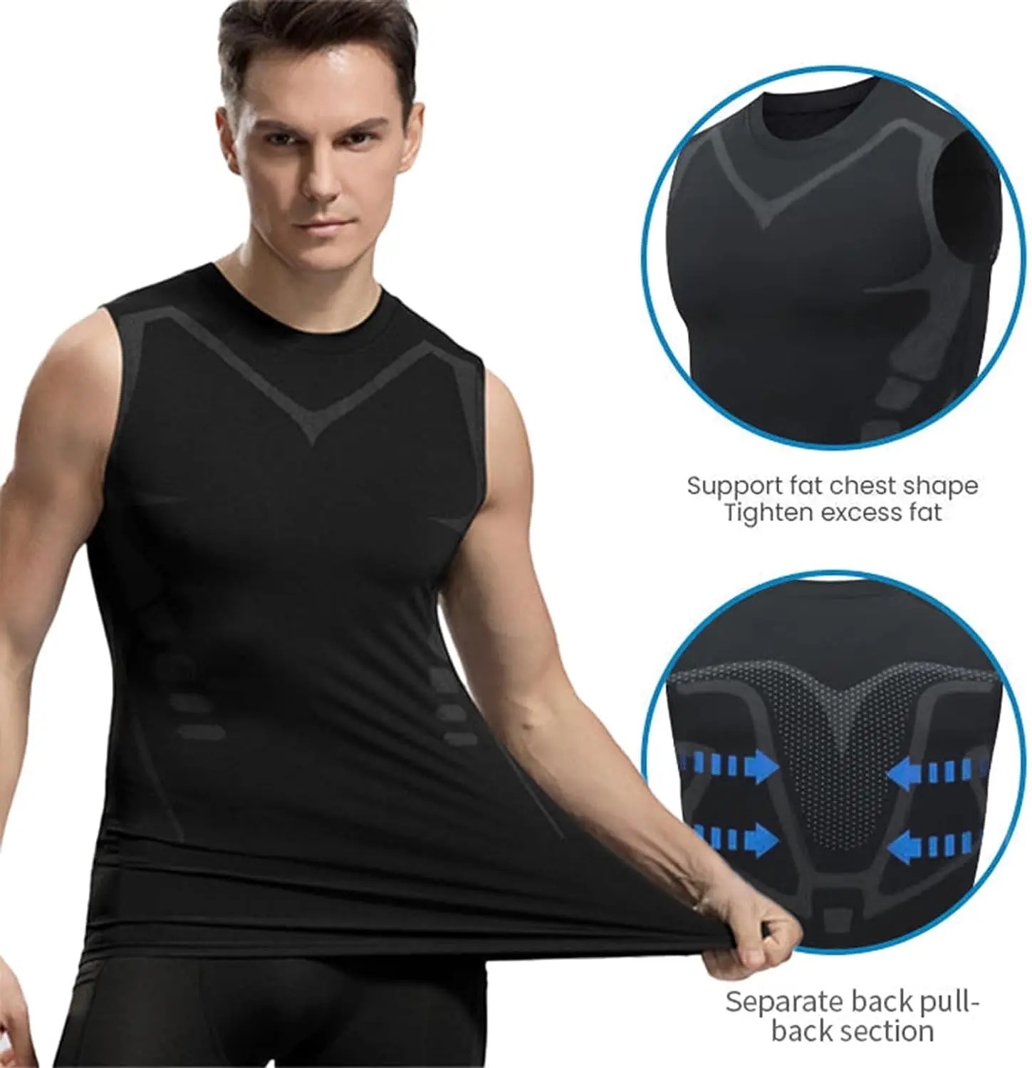 Erkek Kompresyon Atlet, Kolsuz - Tank Top Muscle incelemesi ve fiyatı