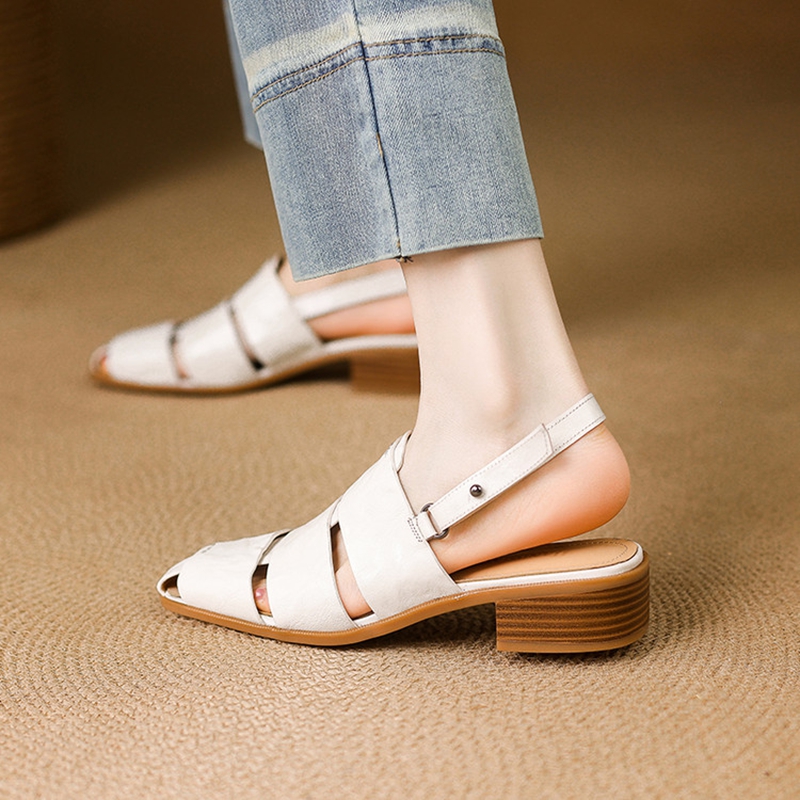 YENI Yaz Kadın Sandalet Hakiki - Casual Sandal Leather incelemesi ve fiyatı