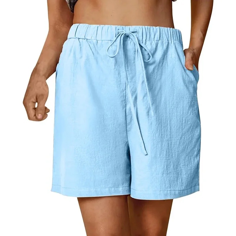 2026Kadın Yaz Rahat Şort İpli  - Short Linen Drawstring incelemesi ve fiyatı