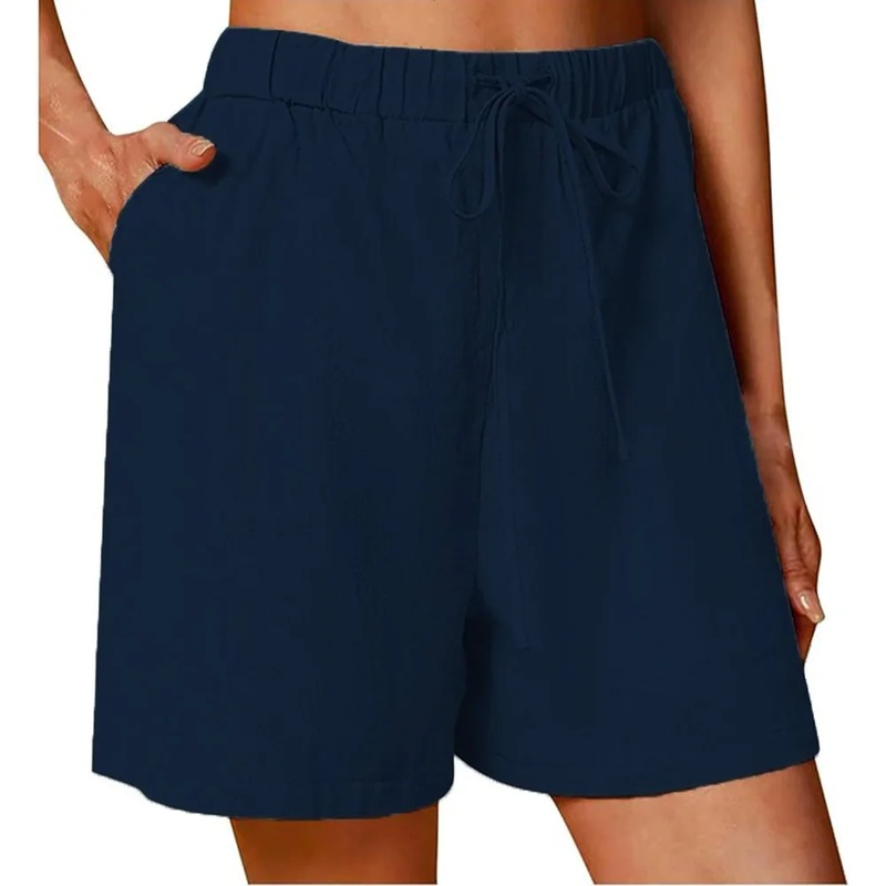 2026Kadın Yaz Rahat Şort İpli  - Short Linen Drawstring incelemesi ve fiyatı