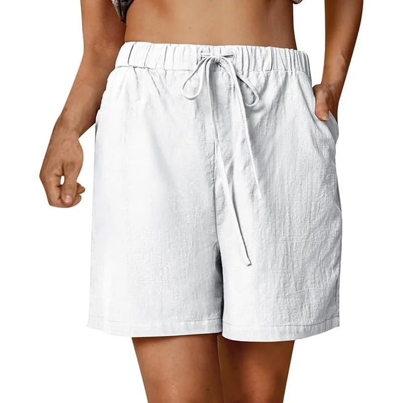2026Kadın Yaz Rahat Şort İpli  - Short Linen Drawstring incelemesi ve fiyatı