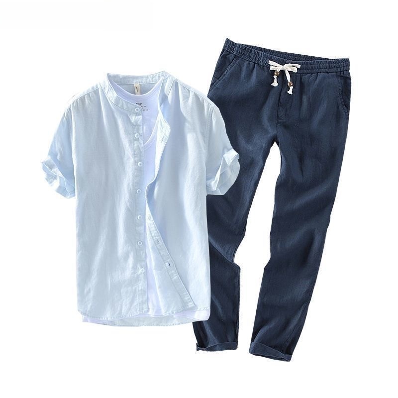 Erkek Keten Kısa Kollu Günlük  - Linen Shirt Breathable incelemesi ve fiyatı