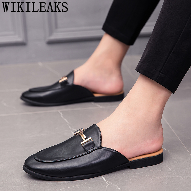 Siyah Yarım Ayakkabı Erkekler  - Flip Flop Leather Men incelemesi ve fiyatı