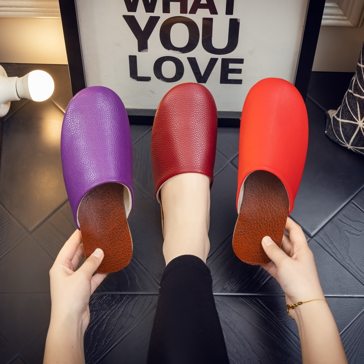 Moda Siyah Deri Terlik Erkek S - Flip Flop Leather Men incelemesi ve fiyatı
