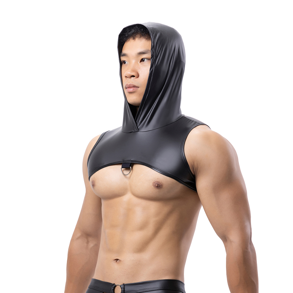Erkekler Suni Deri Kapşonlu Sp - Tank Top Muscle incelemesi ve fiyatı