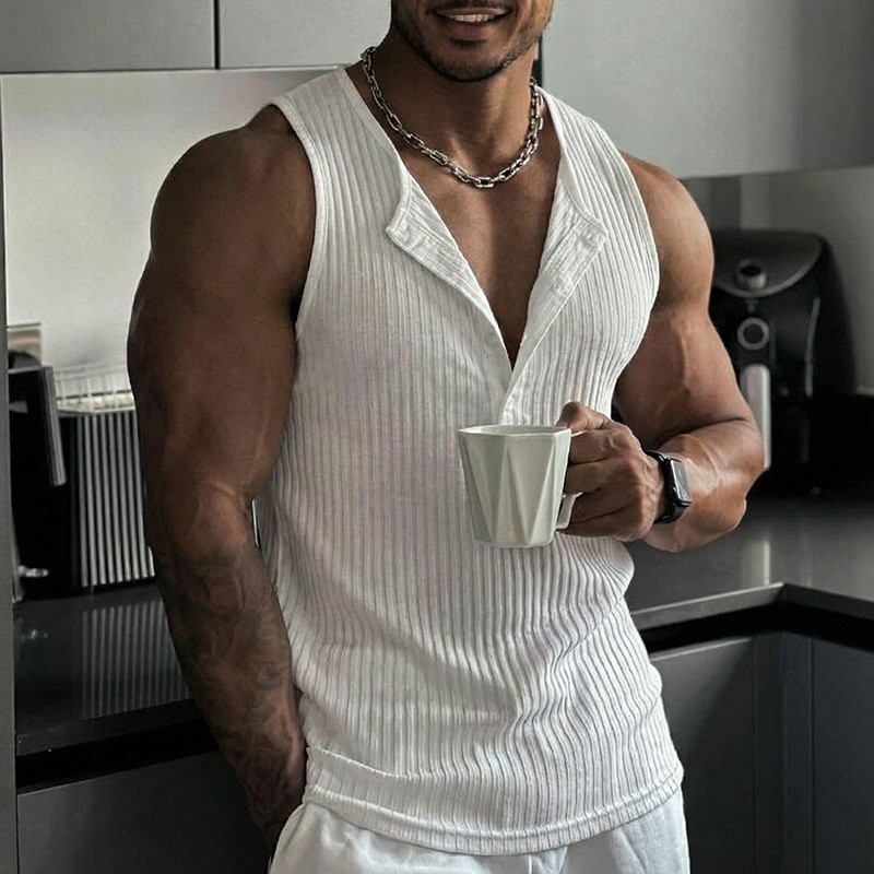 Sportif Atlet Yelek Tek Renk Y - Tank Top Muscle incelemesi ve fiyatı