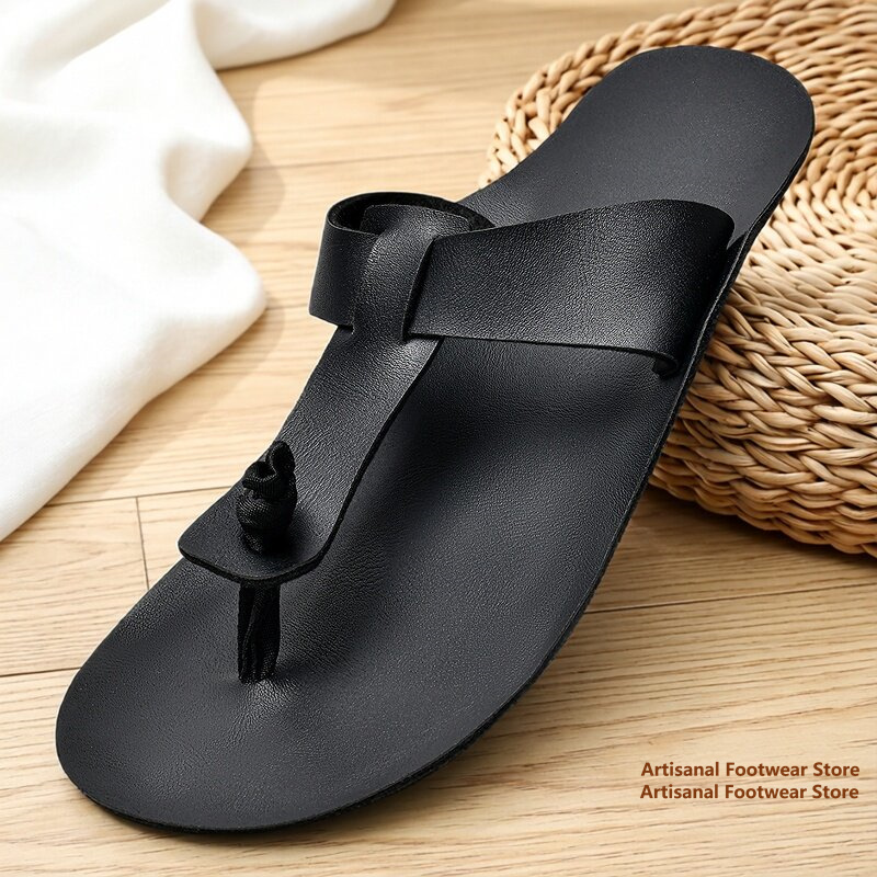 Erkek Retro Deri Parmak Arası  - Flip Flop Leather Men incelemesi ve fiyatı