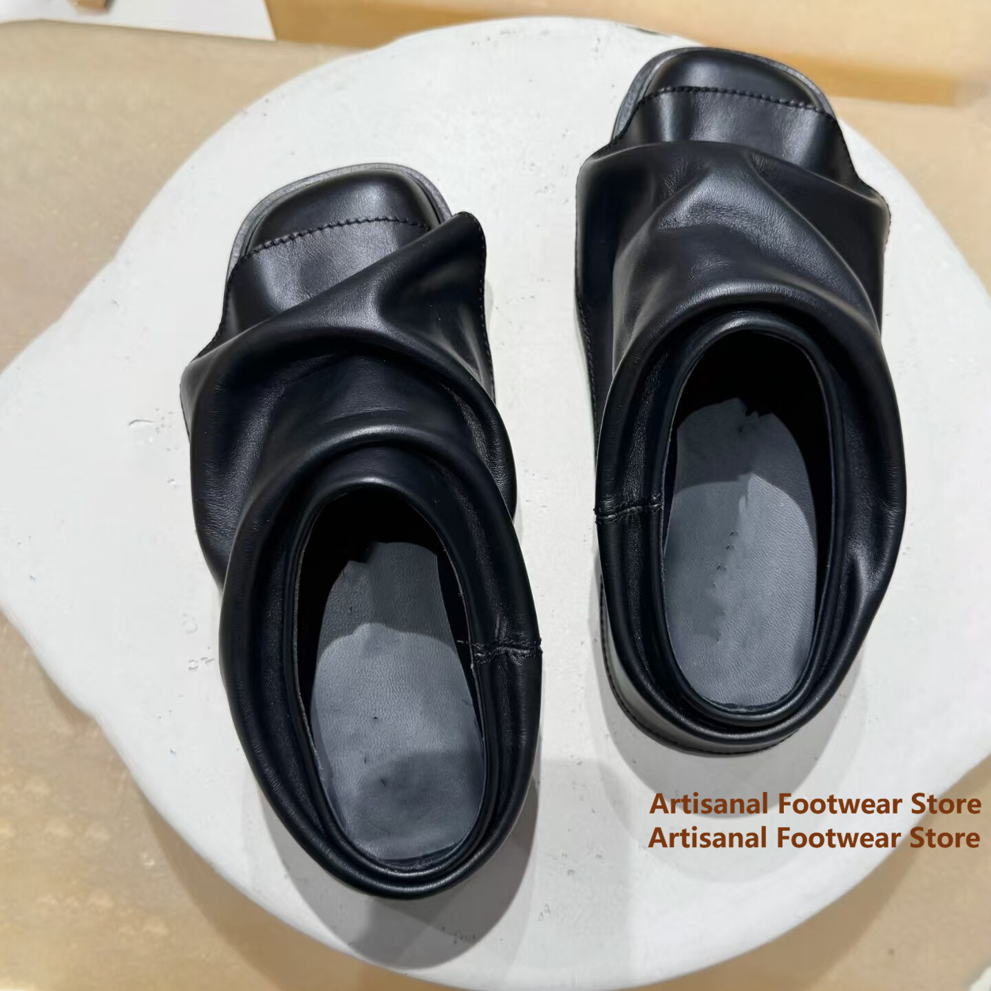 Dantelli Yumuşak Deri Terlik K - Flip Flop Leather Men incelemesi ve fiyatı