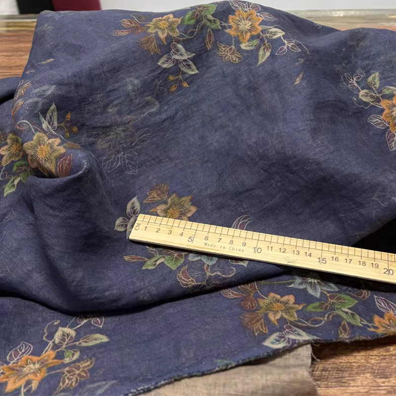1 yard Yüksek kaliteli saf ket - Linen Shirt Breathable incelemesi ve fiyatı
